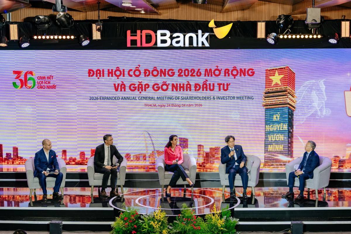 ĐHĐCĐ HDBank 2026: Lợi nhuận kế hoạch tăng 41%, mở rộng hợp tác quốc tế