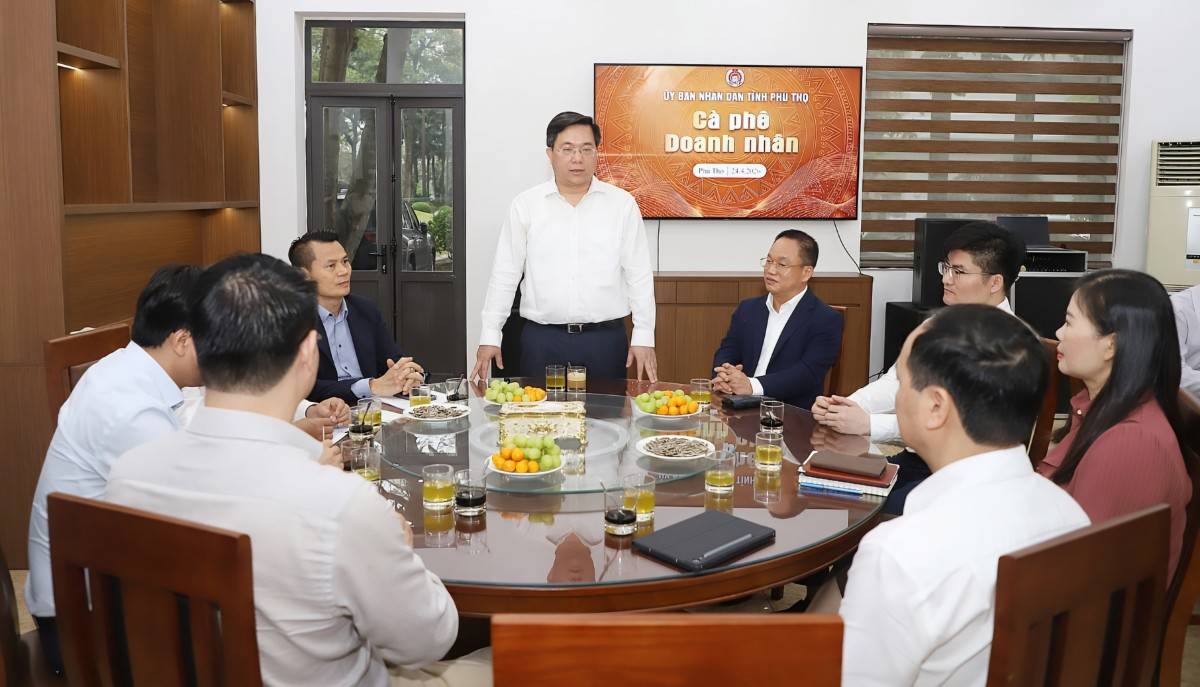 Hơn 2.700 tỷ đồng dự án được bàn thảo tại Cà phê Doanh nhân Phú Thọ