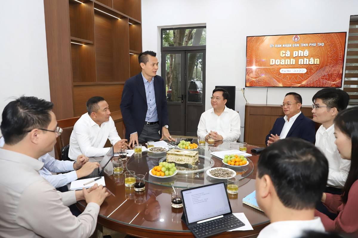 Hơn 2.700 tỷ đồng dự án được bàn thảo tại Cà phê Doanh nhân Phú Thọ