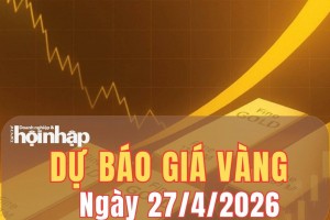 Dự báo giá vàng 27/4: Giá vàng có thể tăng nhẹ nhưng xu hướng vẫn nghiêng về giảm