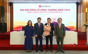 Đại hội đồng cổ đông thường niên 2026: SeABank chốt trả cổ tức 20,5%, tăng vốn lên 34.688 tỷ đồng