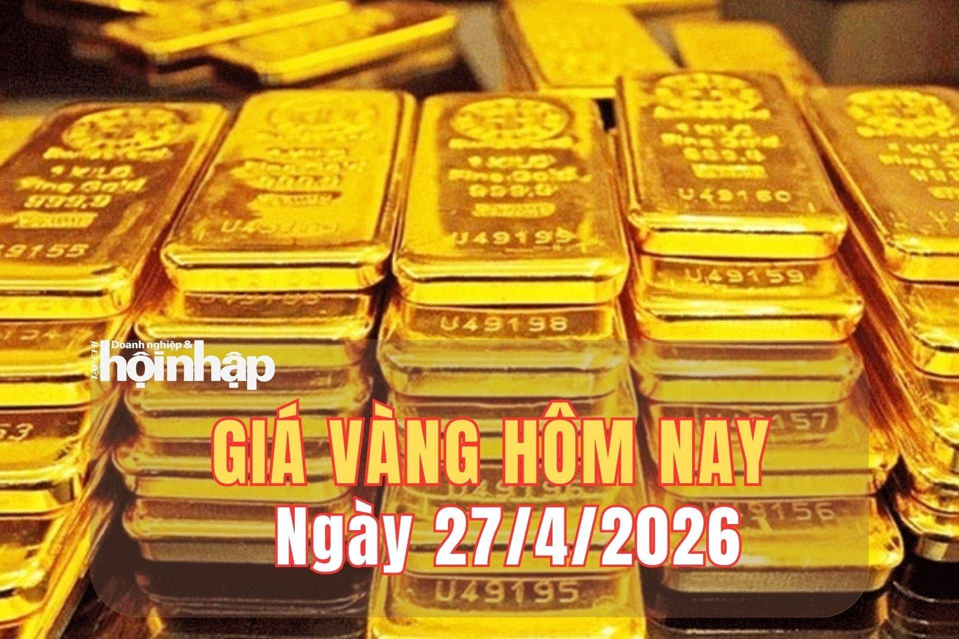 Giá vàng hôm nay 27/4: Giá vàng nhẫn bất ngờ bật tăng mạnh