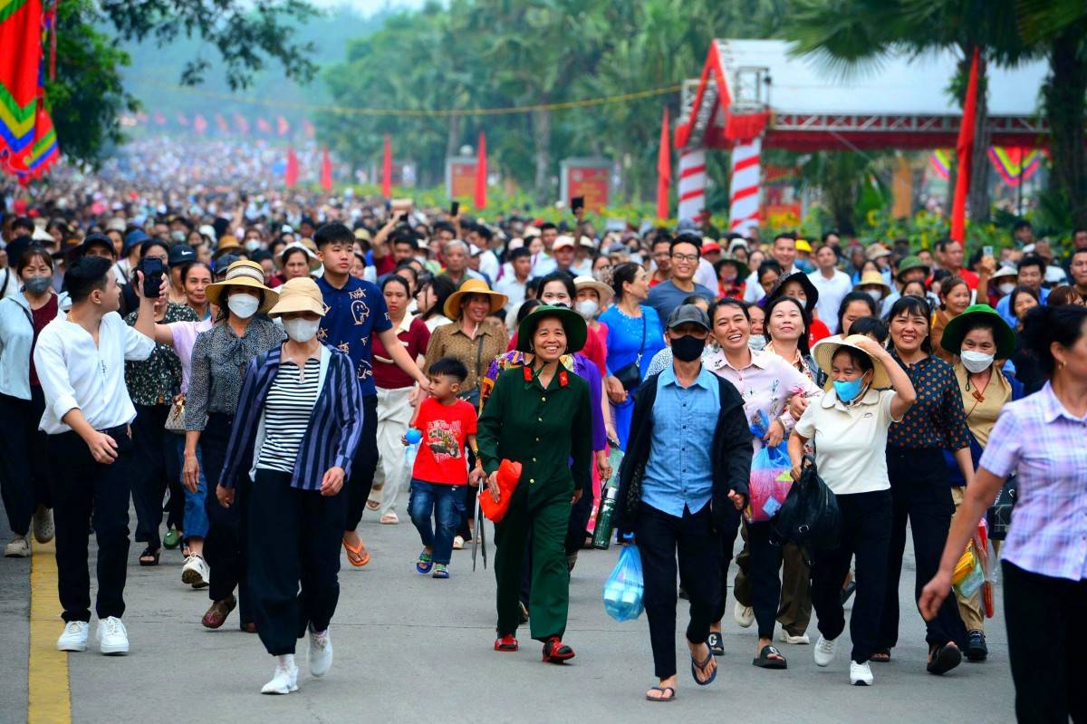 Phú Thọ đón 6,5 triệu lượt khách dịp Giỗ Tổ Hùng Vương 2026