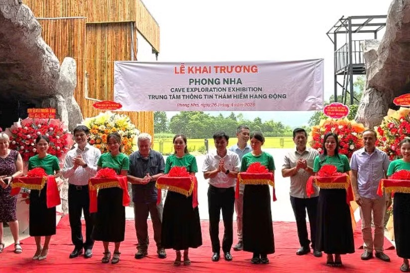 Khai trương Trung tâm thông tin thám hiểm hang động Phong Nha tại Quảng Trị