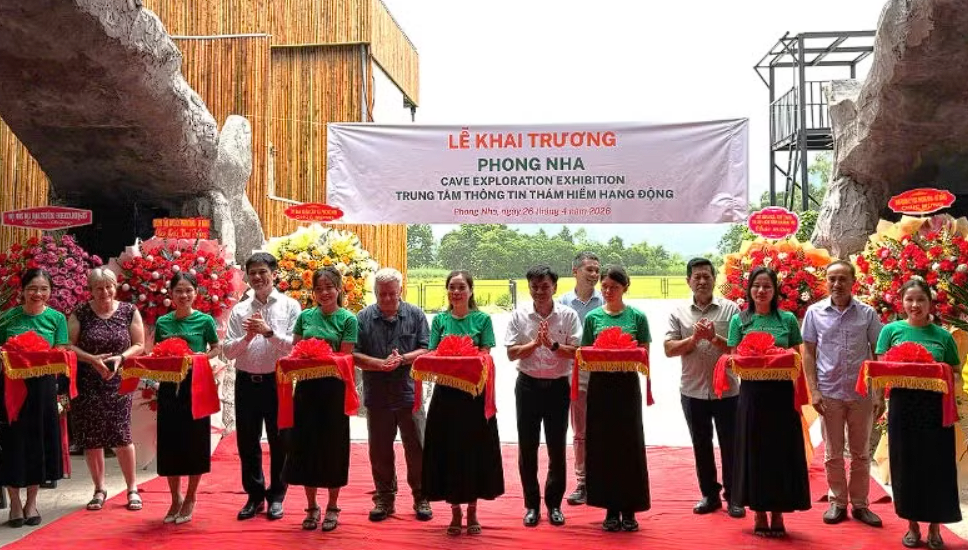 Khai trương Trung tâm thông tin thám hiểm hang động Phong Nha tại Quảng Trị