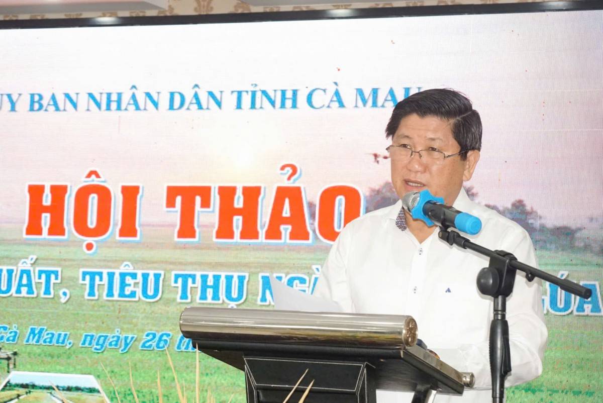  ông Lê Văn Sử – Phó Chủ tịch UBND tỉnh Cà Mau