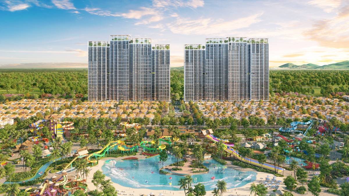 Beacon Tower sở hữu vị trí đắc địa bậc nhất đô thị biển Blacna City. Ảnh phối cảnh: Sun Property
