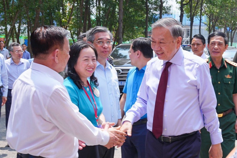 Tổng Bí thư, Chủ tịch nước Tô Lâm thăm, khảo sát khu nhà ở xã hội Becamex Định Hòa