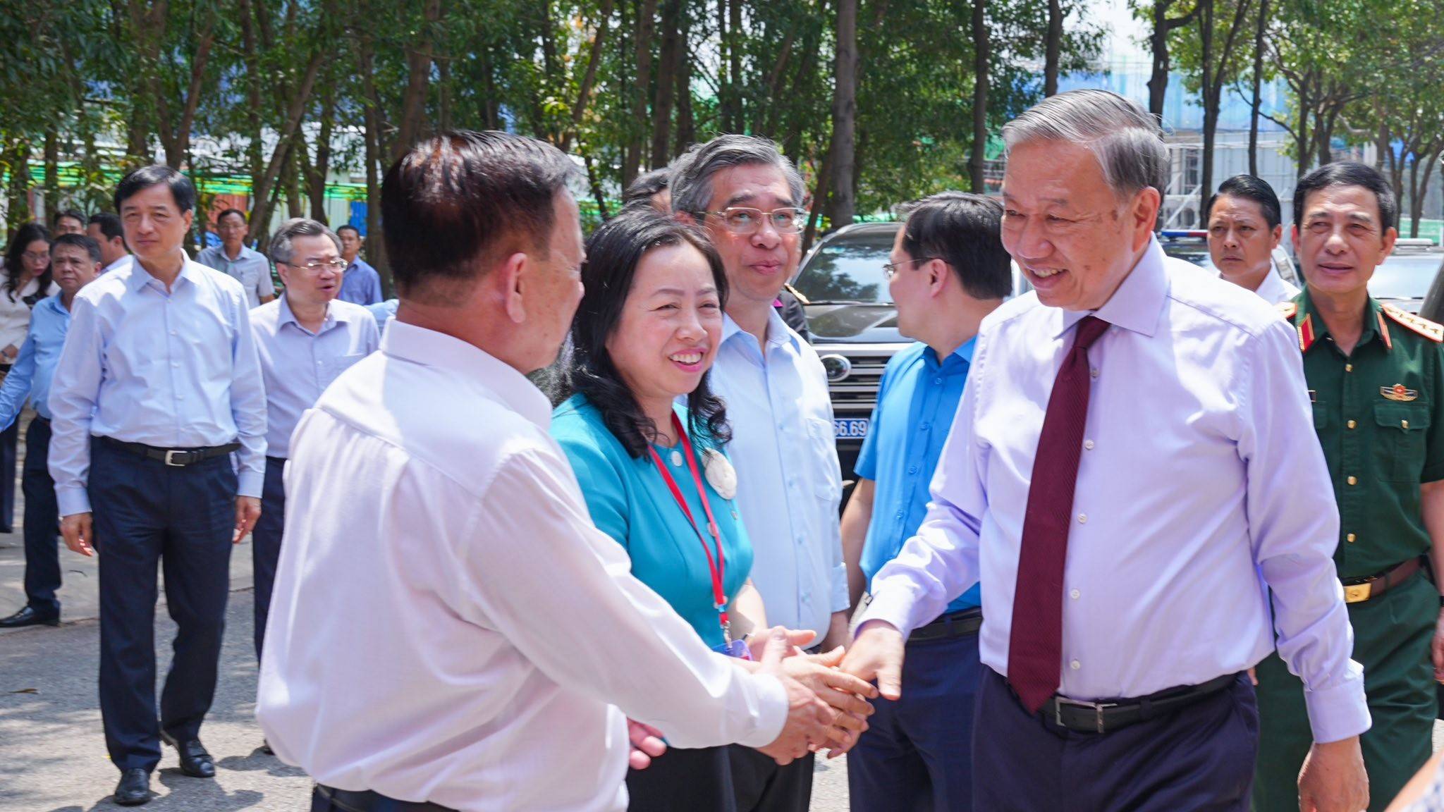 Tổng Bí thư, Chủ tịch nước Tô Lâm thăm, khảo sát khu nhà ở xã hội Becamex Định Hòa