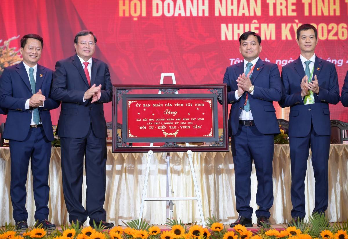 Ông Nguyễn Minh Tâm giữ chức Chủ tịch Hội Doanh nhân trẻ tỉnh Tây Ninh nhiệm kỳ 2026-2031