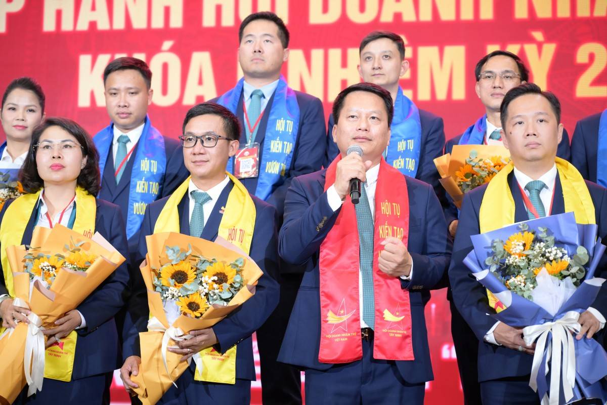 Ông Nguyễn Minh Tâm giữ chức Chủ tịch Hội Doanh nhân trẻ tỉnh Tây Ninh nhiệm kỳ 2026-2031