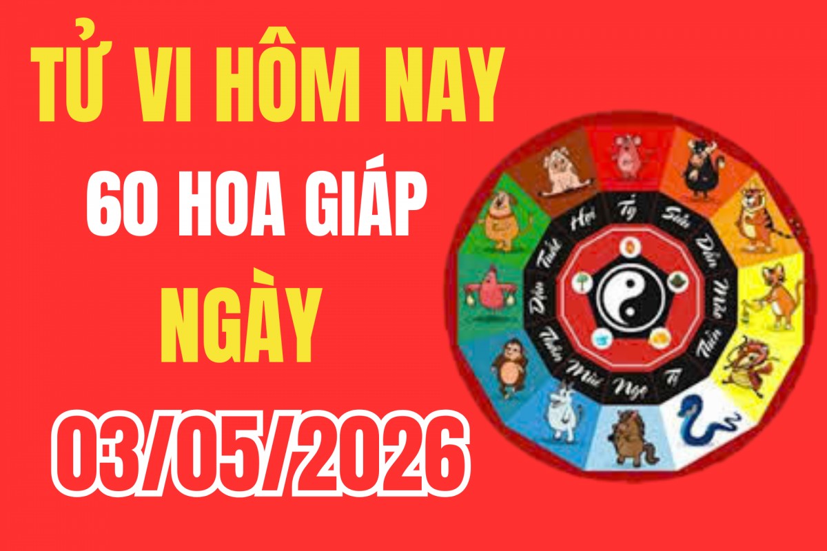 Tử vi 12 con giáp hôm nay ngày 3/5/2026: Lộc trời ban, quý nhân trao tay – Con giáp nào vượng phát