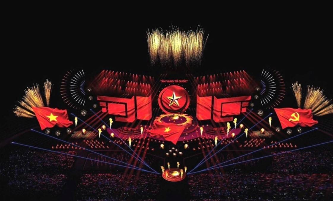 Chương trình nghệ thuật đặc biệt “Âm vang Tổ quốc” do Ban Tuyên giáo và Dân vận Trung ương chỉ đạo tổ chức.