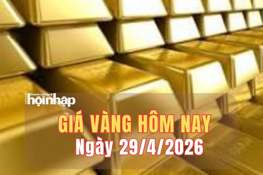 Giá vàng hôm nay 29/4: Giá vàng trong nước giảm mạnh