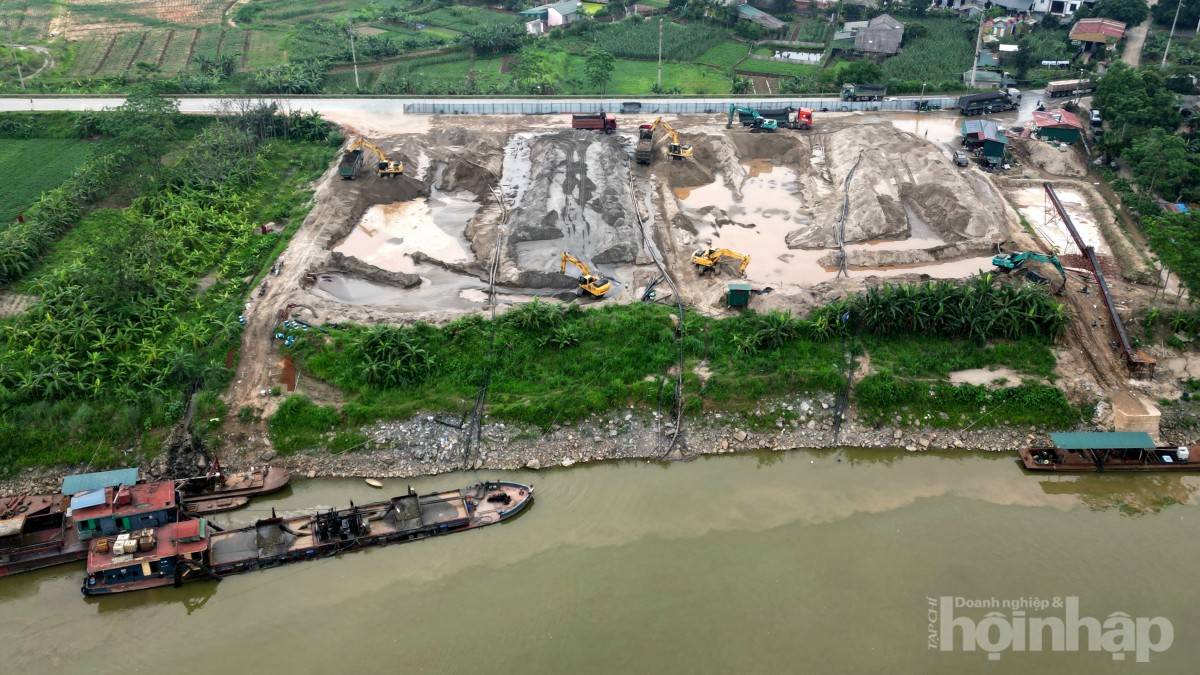 Phú Thọ siết chặt quản lý đê điều, cần làm rõ bãi cát Quyết Thắng ven sông