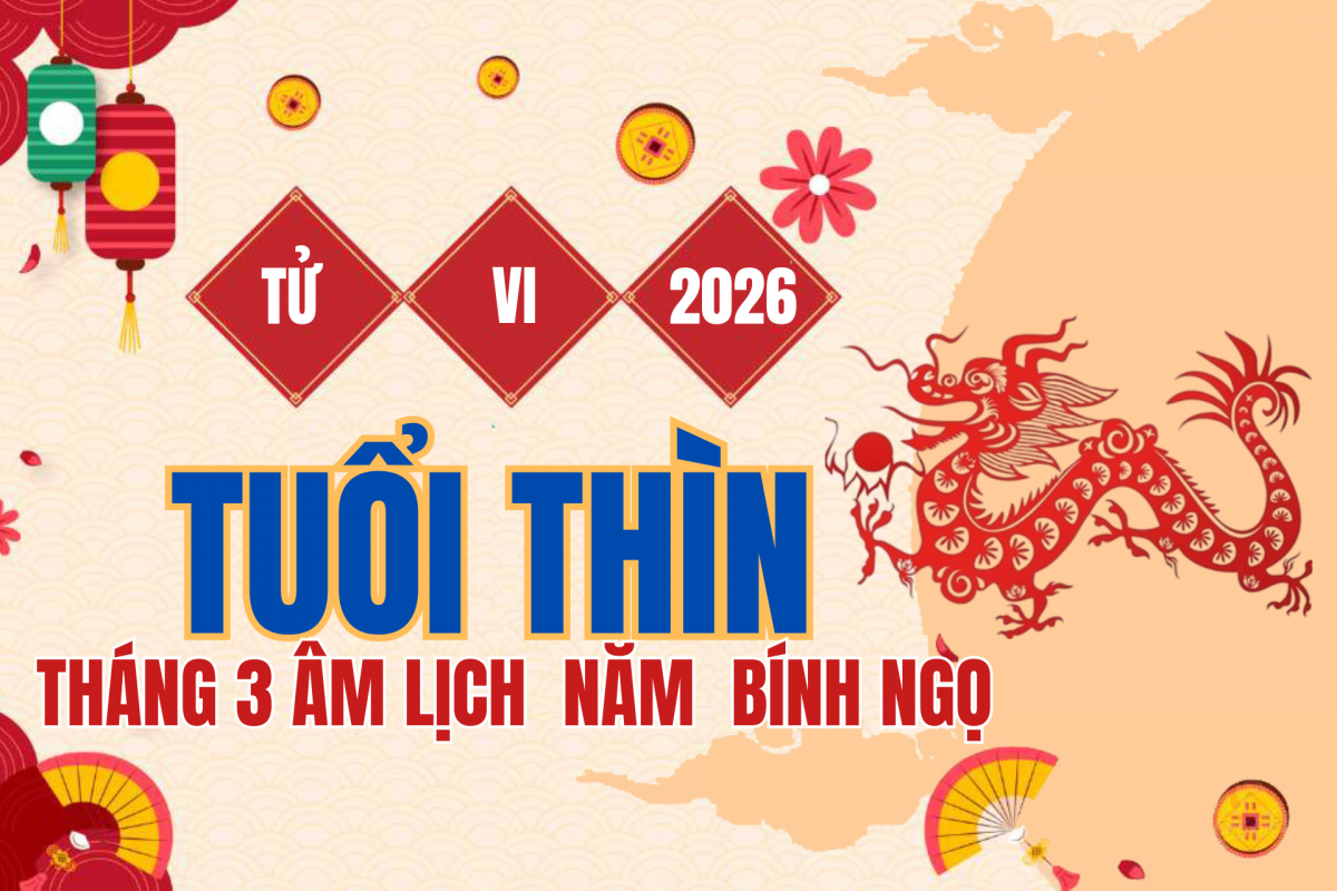 Tử vi tuổi Thìn tháng 4 (âm lịch) năm Bính Ngọ - 2026: Sự nghiệp thăng tiến, tài lộc ổn định, tình duyên hài hòa