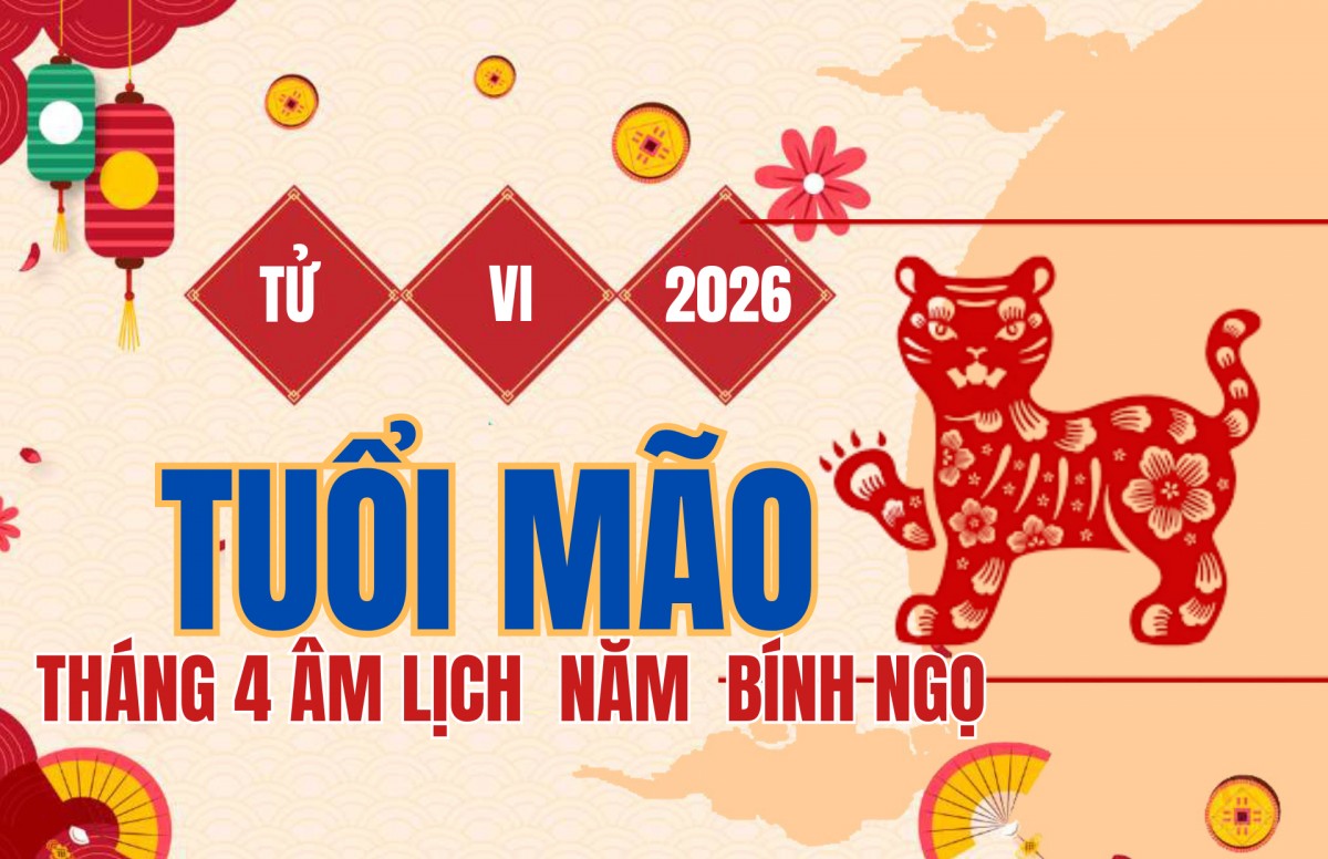 Tử vi tuổi Mão tháng 4 (âm lịch) năm Bính Ngọ - 2026: Cơ hội bùng nổ sự nghiệp, tài chính hanh thông, cuộc sống ngập tràn niềm vui