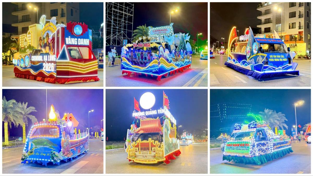 Mỗi địa phương mang đến một xe mô hình độc đáo, là “tuyên ngôn văn hóa” riêng biệt, kết hợp hài hòa giữa nghệ thuật tạo hình và trình diễn