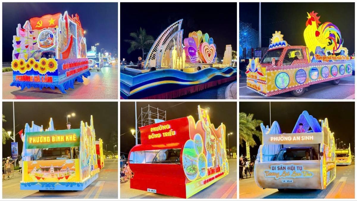 Mỗi địa phương mang đến một xe mô hình độc đáo, là “tuyên ngôn văn hóa” riêng biệt, kết hợp hài hòa giữa nghệ thuật tạo hình và trình diễn