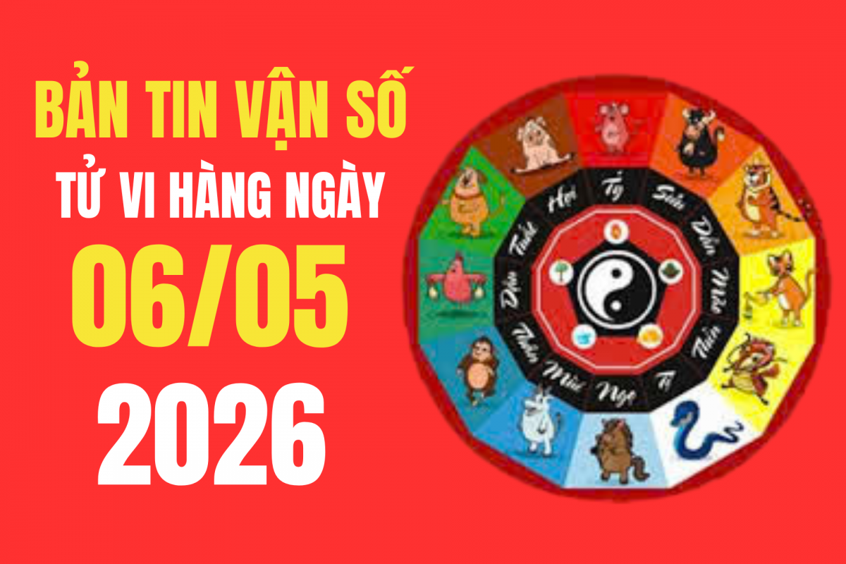 Tử vi - Vận số ngày 6/5/2026: Bí quyết chọn giờ đẹp, hướng tốt để gia tăng vận khí