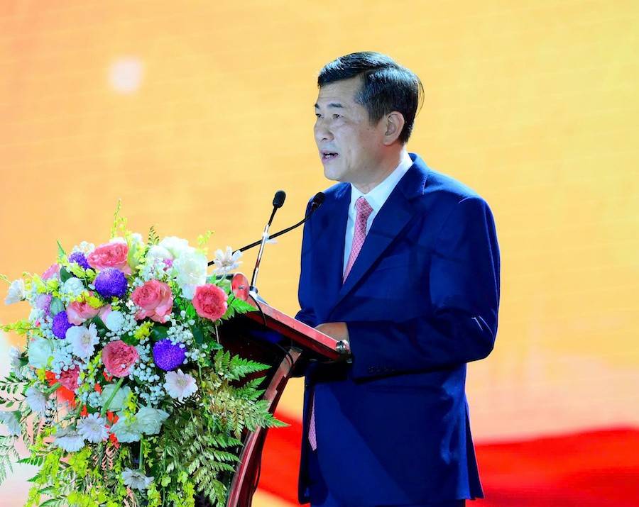 Ông Thái Văn Thành - Phó Chủ tịch UBND tỉnh nghệ An phát biểu tại Lễ kỷ niệm