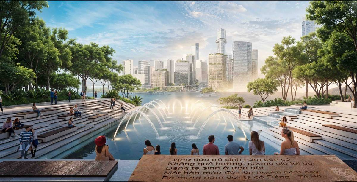 Dự án công viên văn hóa Bến Nhà rồng - Khánh Hội được kỳ vọng sẽ trở thành một biểu tượng văn hóa - lịch sử sống động giữa cảnh quan thành phố