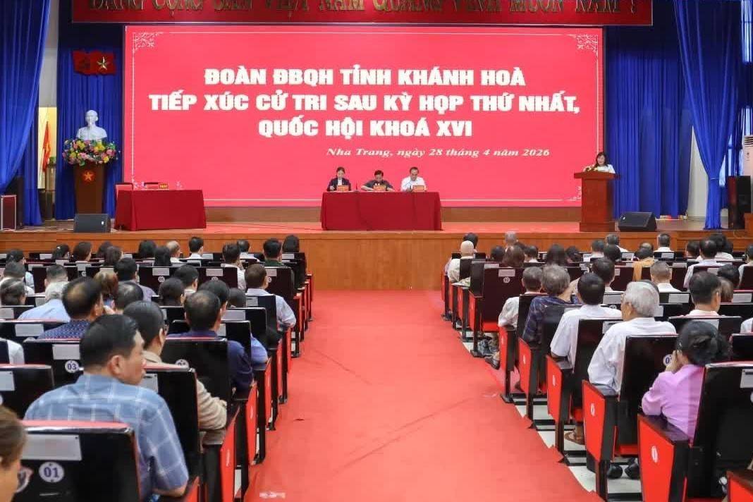 Khánh Hòa: Đoàn đại biểu Quốc hội tiếp xúc cử tri tại phường Nha Trang và Cam Lâm