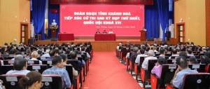 Khánh Hòa: Đoàn đại biểu Quốc hội tiếp xúc cử tri tại phường Nha Trang và Cam Lâm