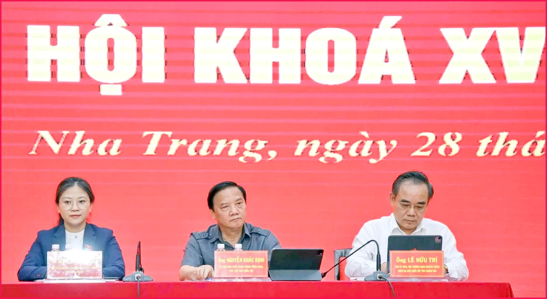 Khánh Hòa: Đoàn đại biểu Quốc hội tiếp xúc cử tri tại phường Nha Trang và Cam Lâm