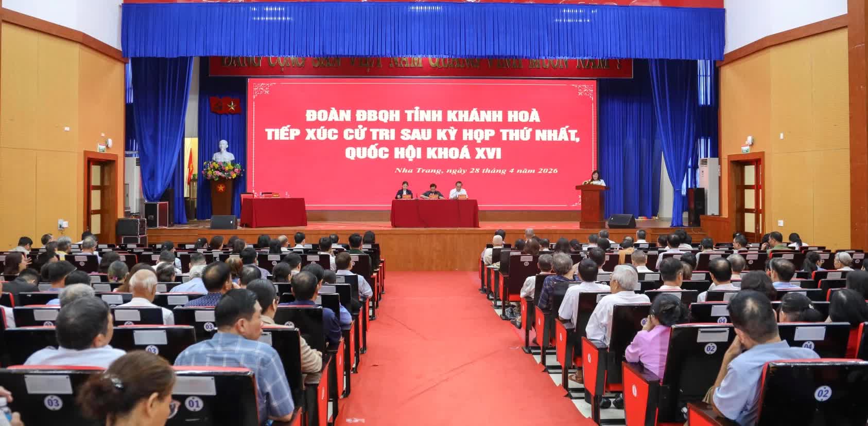 Khánh Hòa: Đoàn đại biểu Quốc hội tiếp xúc cử tri tại phường Nha Trang và Cam Lâm