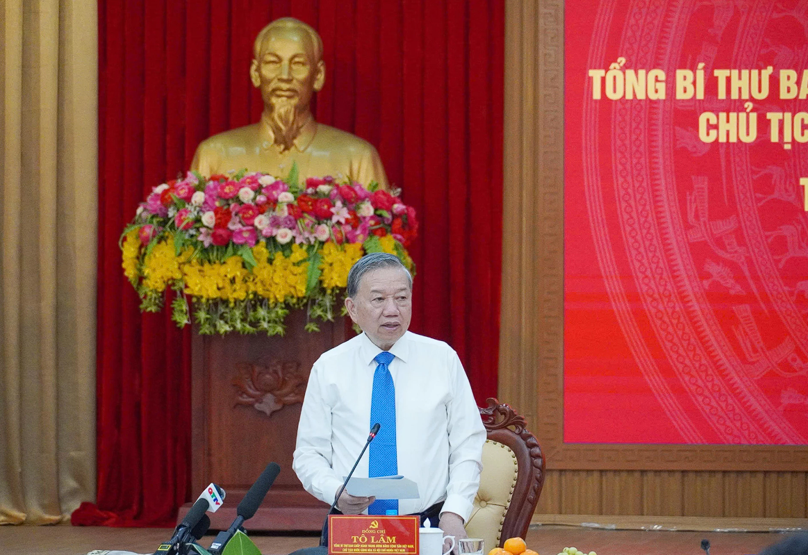 Tổng Bí thư, Chủ tịch nước Tô Lâm: Phát huy vai trò cửa ngõ Hành lang kinh tế Đông – Tây trong chiến lược phát triển Quảng Trị