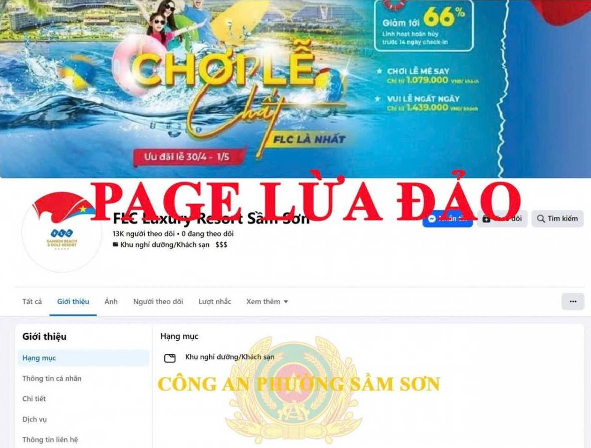 Sầm Sơn siết cảnh báo lừa đảo đặt phòng trực tuyến: Fanpage giả khiến du khách thiệt hại lớn