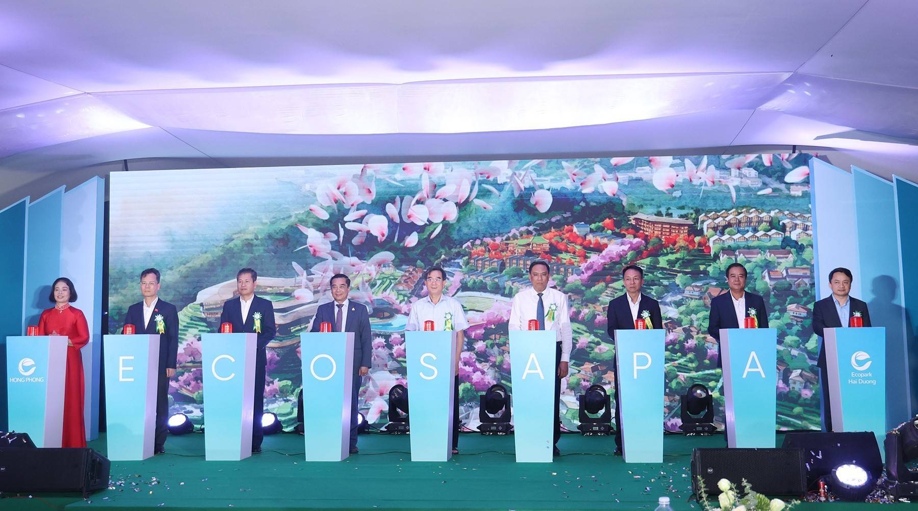 Lào Cai: Khởi công Khu đô thị sinh thái Đồi chè Ô Quý Hồ EcoSapa hơn 2.400 tỷ đồng