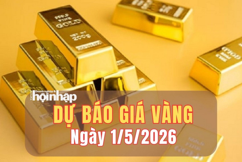 Dự báo giá vàng 1/5: Giá vàng có thể tăng nhẹ