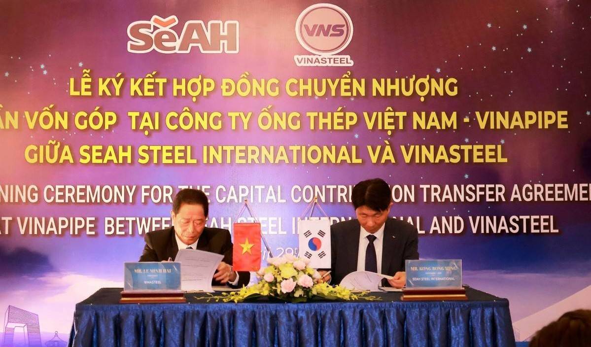 Thương vụ lớn ngành thép: Vinasteel chính thức tiếp quản vốn tại Vinapipe