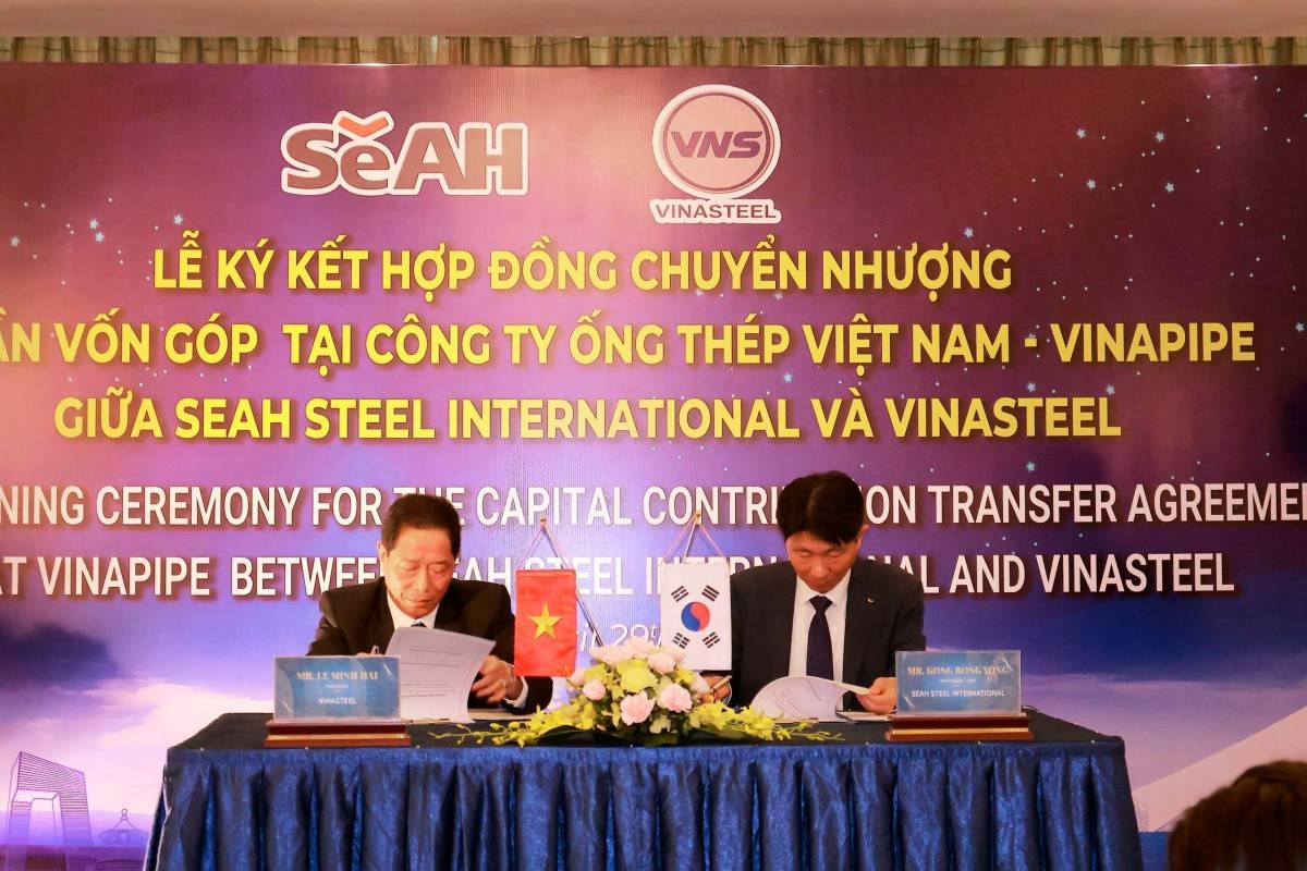 Thương vụ lớn ngành thép: Vinasteel chính thức tiếp quản vốn tại Vinapipe