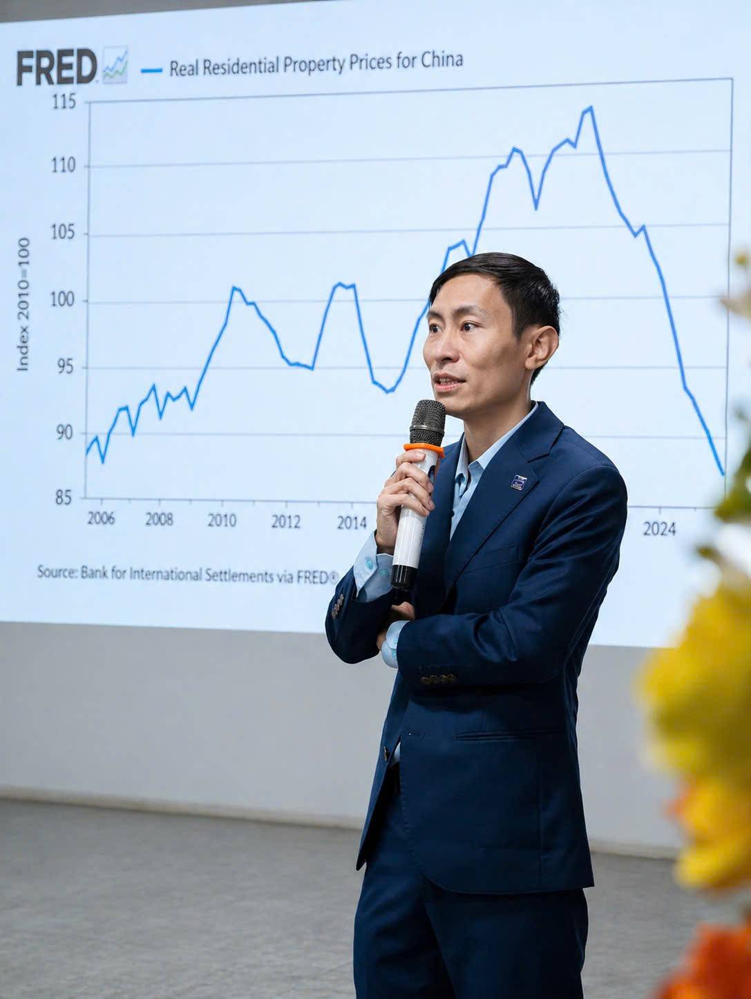 TS. Nguyễn Hùng Cường: Giá nhà ở TQ năm 2026 bằng năm 2005 trong khi dân số vẫn tăng, kinh tế vẫn tăng. Đỉnh cao kỹ trị!