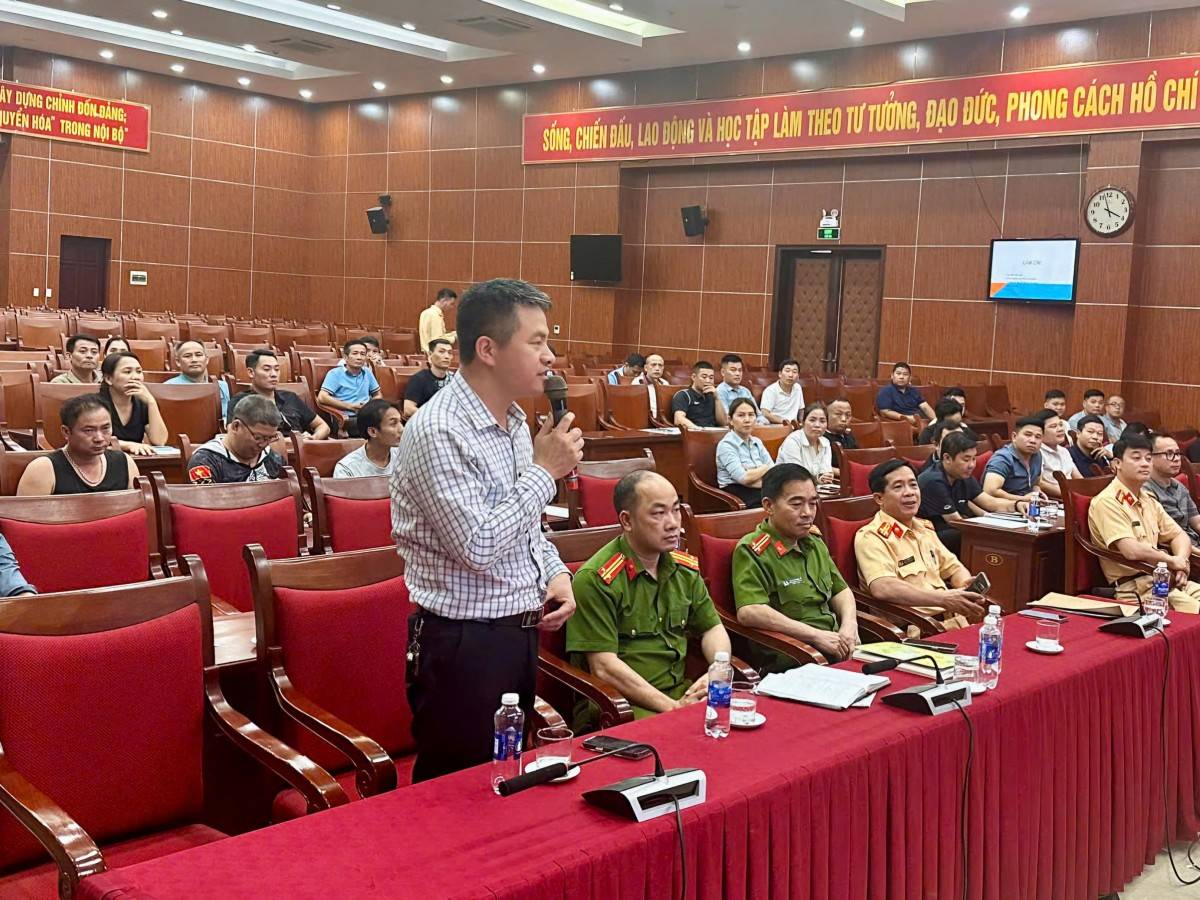 Phú Thọ: 285 chủ mỏ, doanh nghiệp vận tải ký cam kết chấp hành luật giao thông