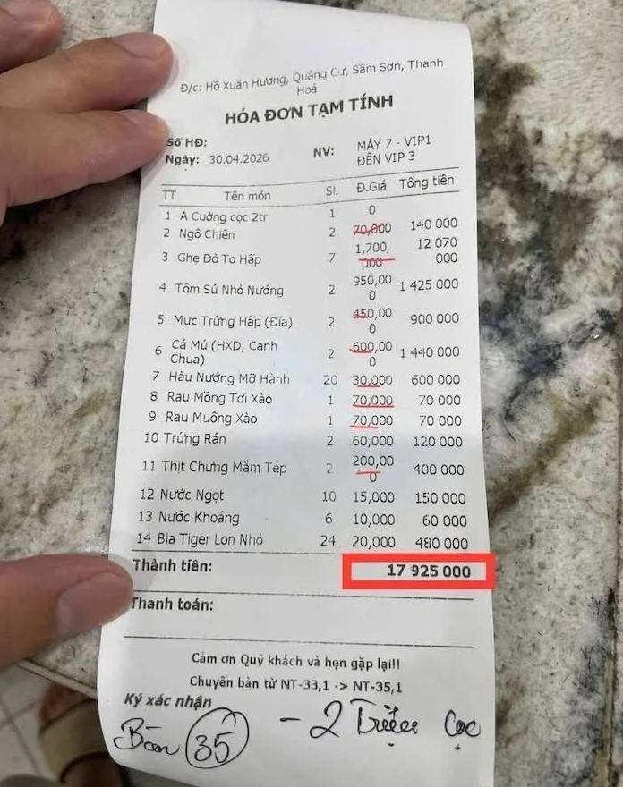 Từ vụ hóa đơn 18 triệu ở Sầm Sơn đến trách nhiệm dùng mạng xã hội