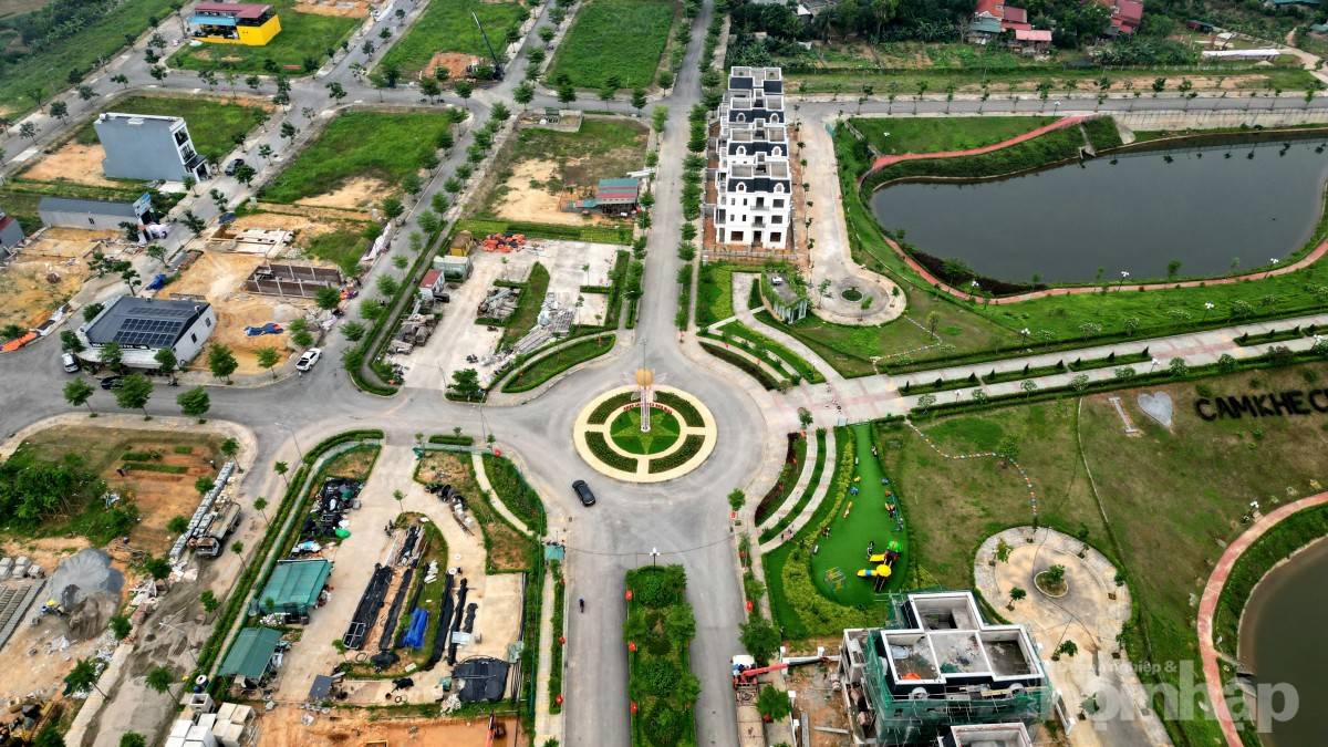 Cẩm Khê tăng tốc hoàn thiện khu đô thị hơn 1.000 tỷ đồng