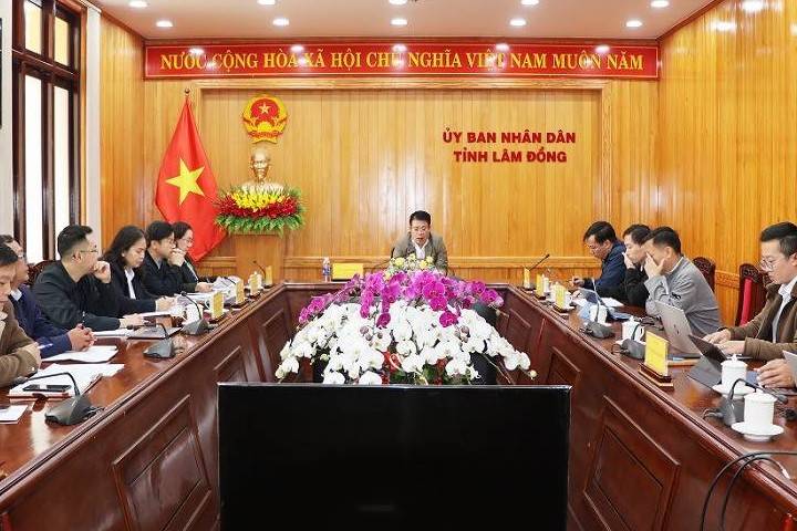 Phó Chủ tịch UBND tỉnh Lâm Đồng chỉ đạo triển khai phần mềm quản lý đầu tư công