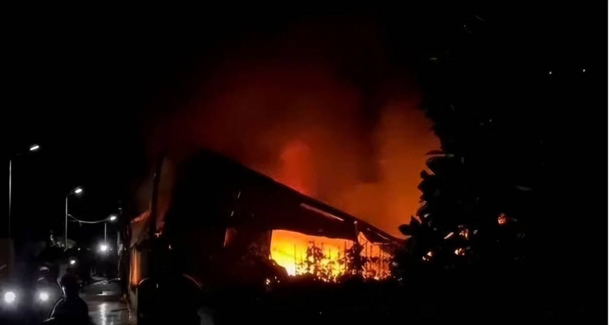 Phú Thọ: Cháy xưởng may gia công ở Lâm Thao, thiệt hại tài sản