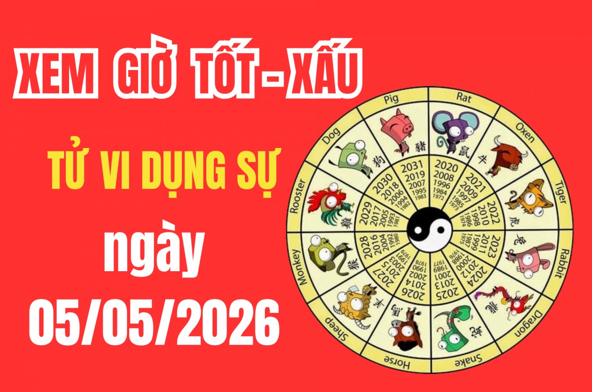 Tử vi hôm nay ngày 5/5/2026: Những khung giờ vàng giúp công việc thuận buồm xuôi gió