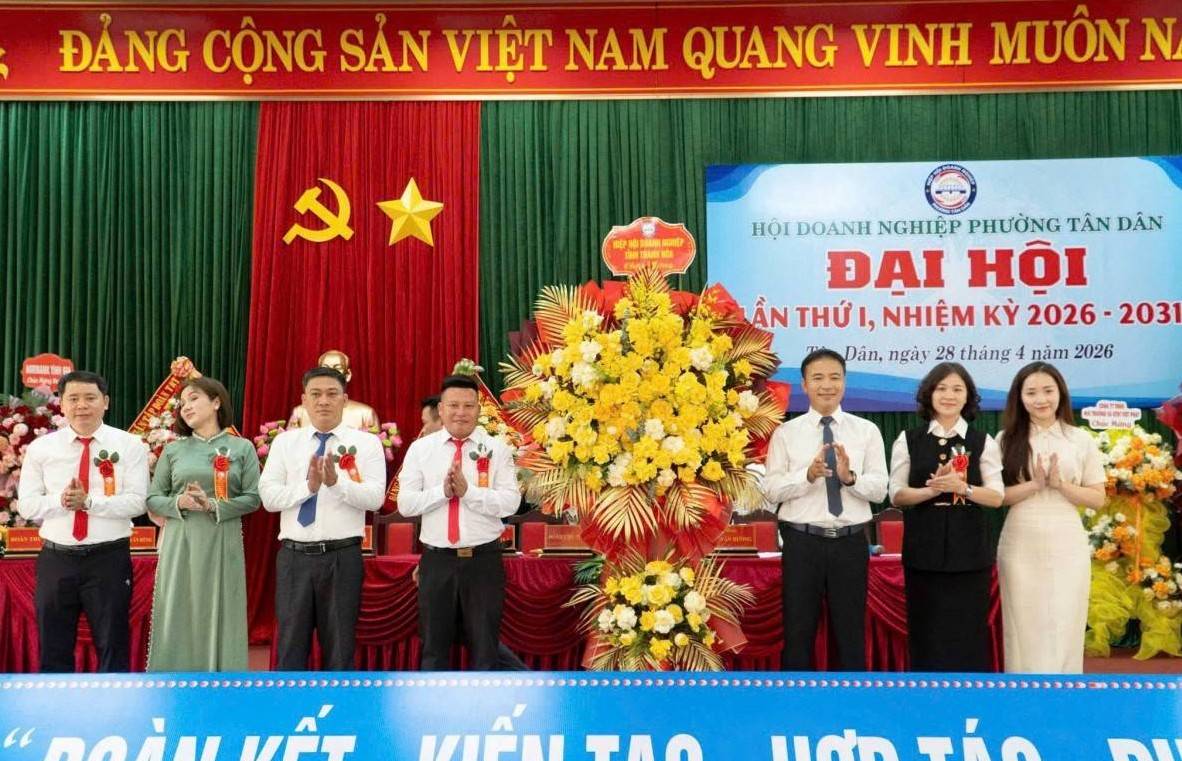 Thanh Hoá: Đại hội Hội Doanh nghiệp phường Tân Dân