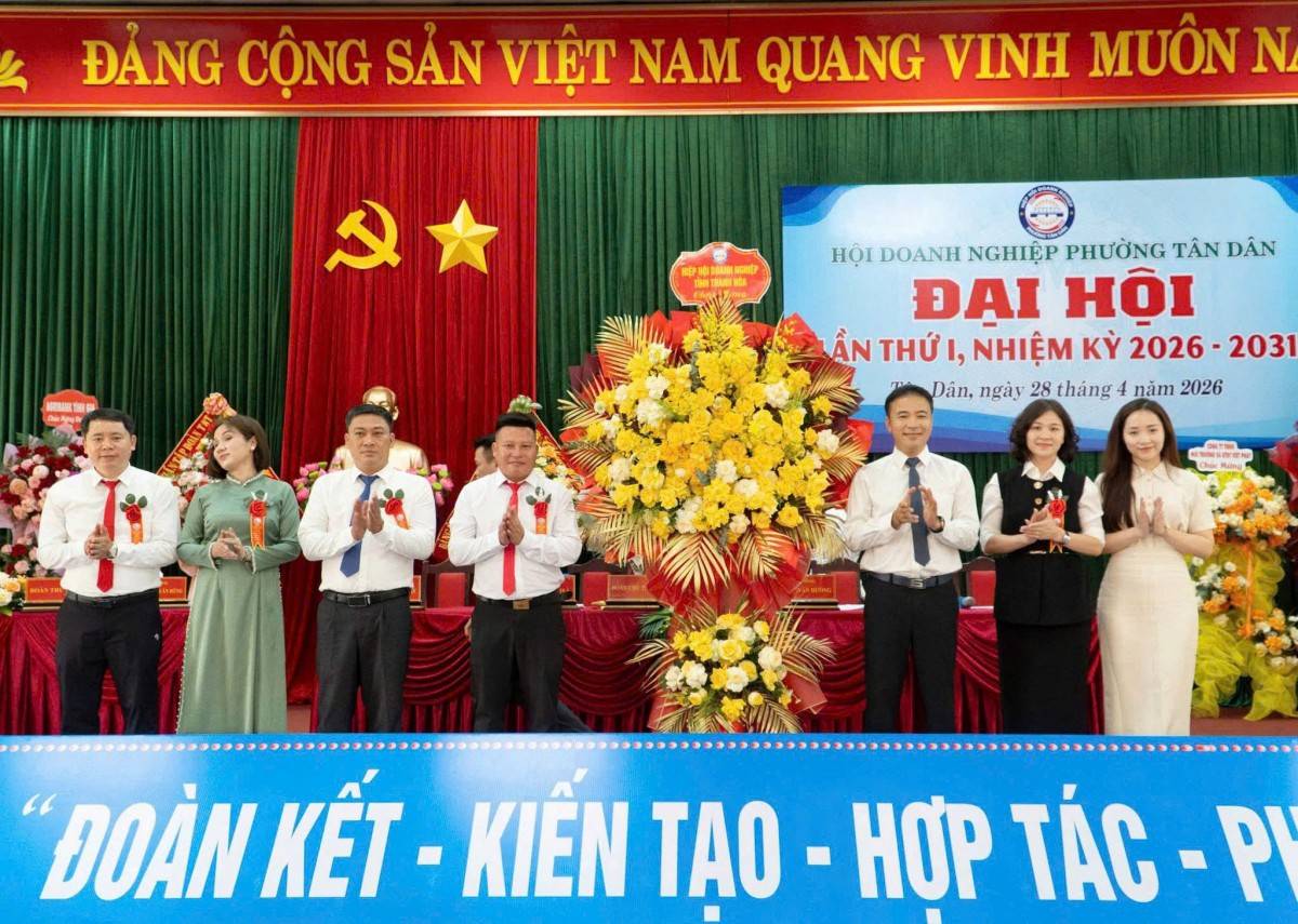 Đại hội Hội Doanh nghiệp phường Tân Dân lần thứ nhất