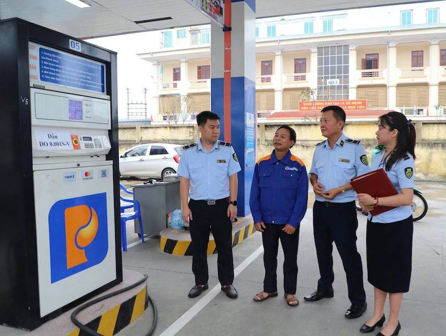 Chi cục Quản lý thị trường tỉnh Hà Tĩnh tăng cường kiểm tra, kiểm soát hoạt động kinh doanh xăng dầu