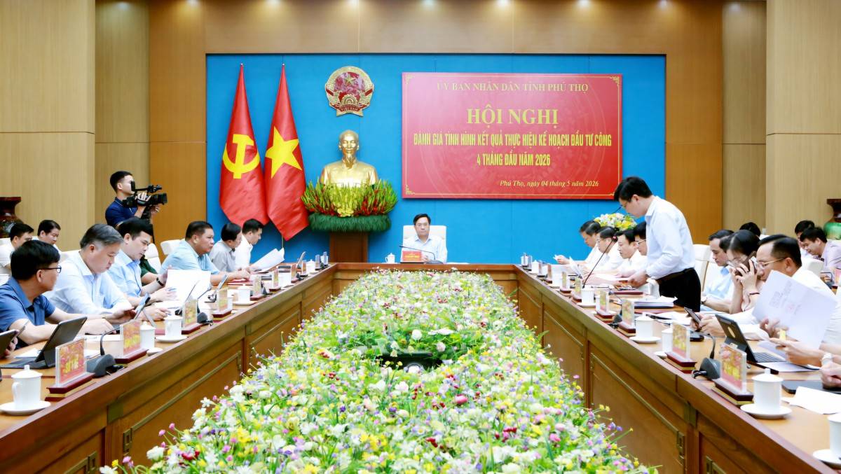 Phú Thọ: Giải ngân đầu tư công đạt 13,3% sau 4 tháng