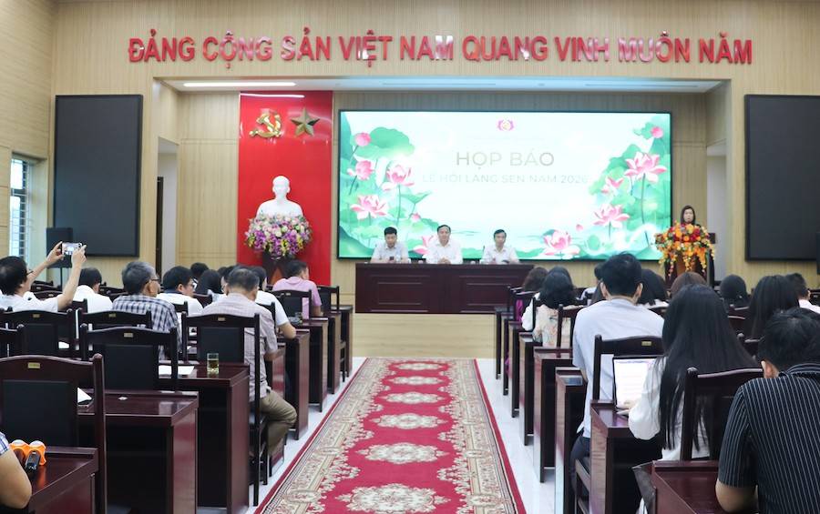 Nghệ An tổ chức họp báo thông tin về Lễ hội Làng Sen năm 2026