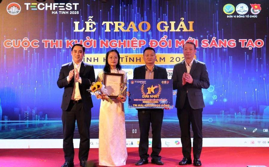 Chủ tịch UBND tỉnh Hà Tĩnh Phan Thiên Định rao giải Nhất cho Cuộc thi Khởi nghiệp đổi mới sáng tạo năm 2025 
