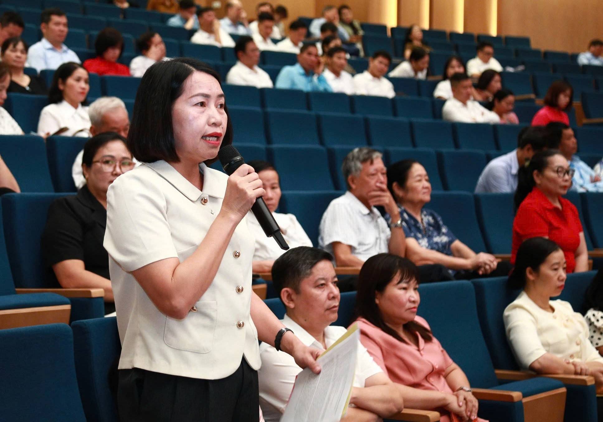 Phó Thủ tướng Phạm Thị Thanh Trà tiếp xúc cử tri Lào Cai sau kỳ họp Quốc hội